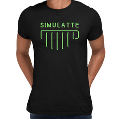 Matrix Simulatte Coffee shop Movie Action Adventure Adult Unisex T-Shirt - Kuzi Tees