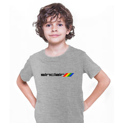 Sinclair-Retro Arcade 80 Gaming Black Grey White T-Shirts for Kids OLD SKOOL - Kuzi Tees