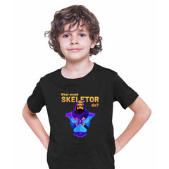 Skeletor He-man Novelty Netflix Movie-Shirt Monsters Action Colorful T-shirt for Kids - Kuzi Tees