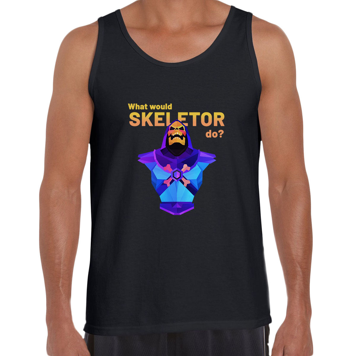 Skeletor He-man Novelty Netflix Movie-Shirt Monsters Action Typography Unisex Tank Top - Kuzi Tees