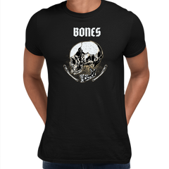 Skull Hellish Bones Soul Eater Heavy Metal Biker Style Unisex T-shirt - Kuzi Tees