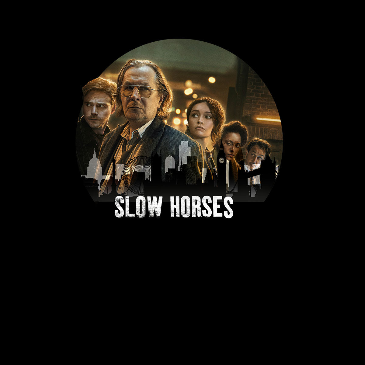 Slow Horses movie TV series T-shirt UK spy Thriller Mens Printed BBC Adult T-shirt - Kuzi Tees