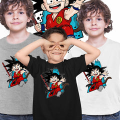 Son Goku Chibi Dragon Ball T-shirt Manga Anime Kids Gift Kids T-shirt