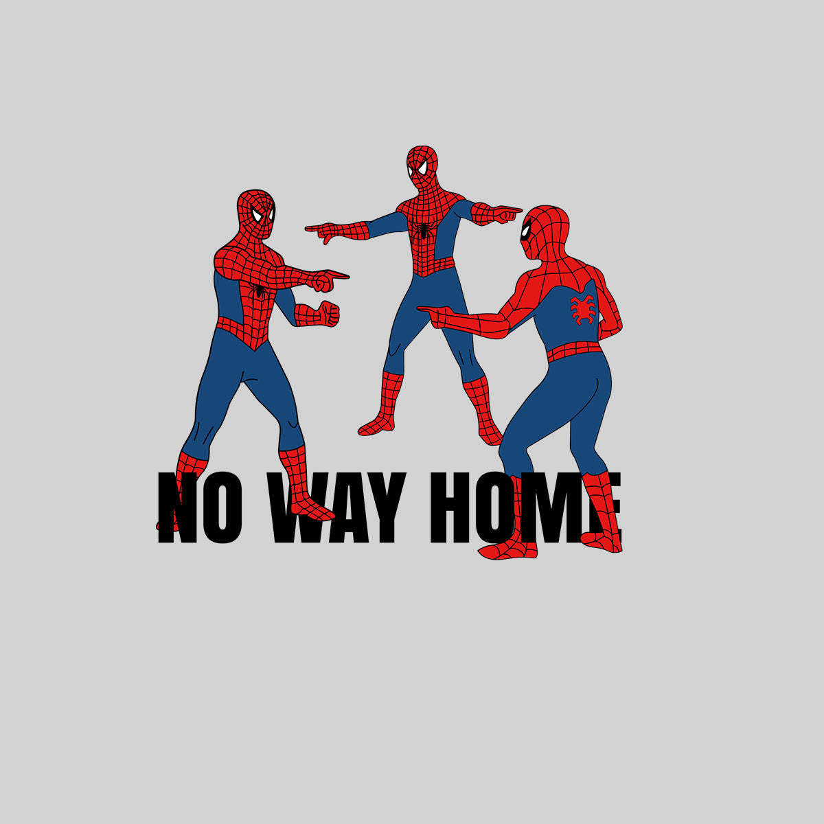Marvel Comics Spider-Man Pointing Meme Funny Spider-Meme T-Shirt - Kuzi Tees