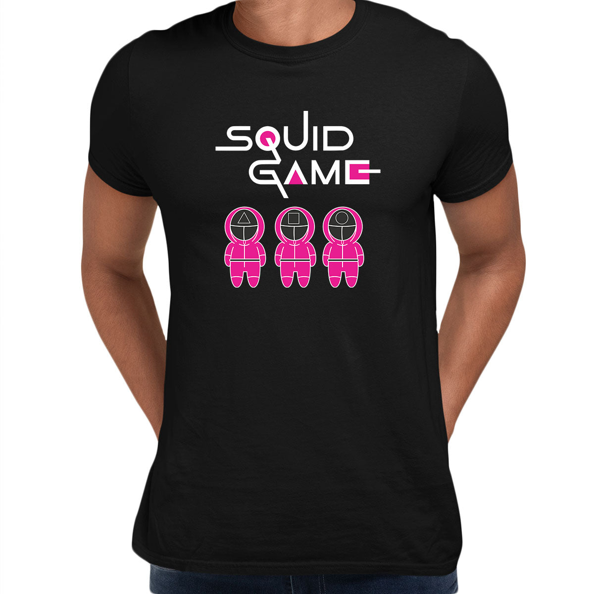 Squid Game Symbols Inspired Puzzle Logo Tee Netflix's newest drama Unisex T-Shirt - Kuzi Tees