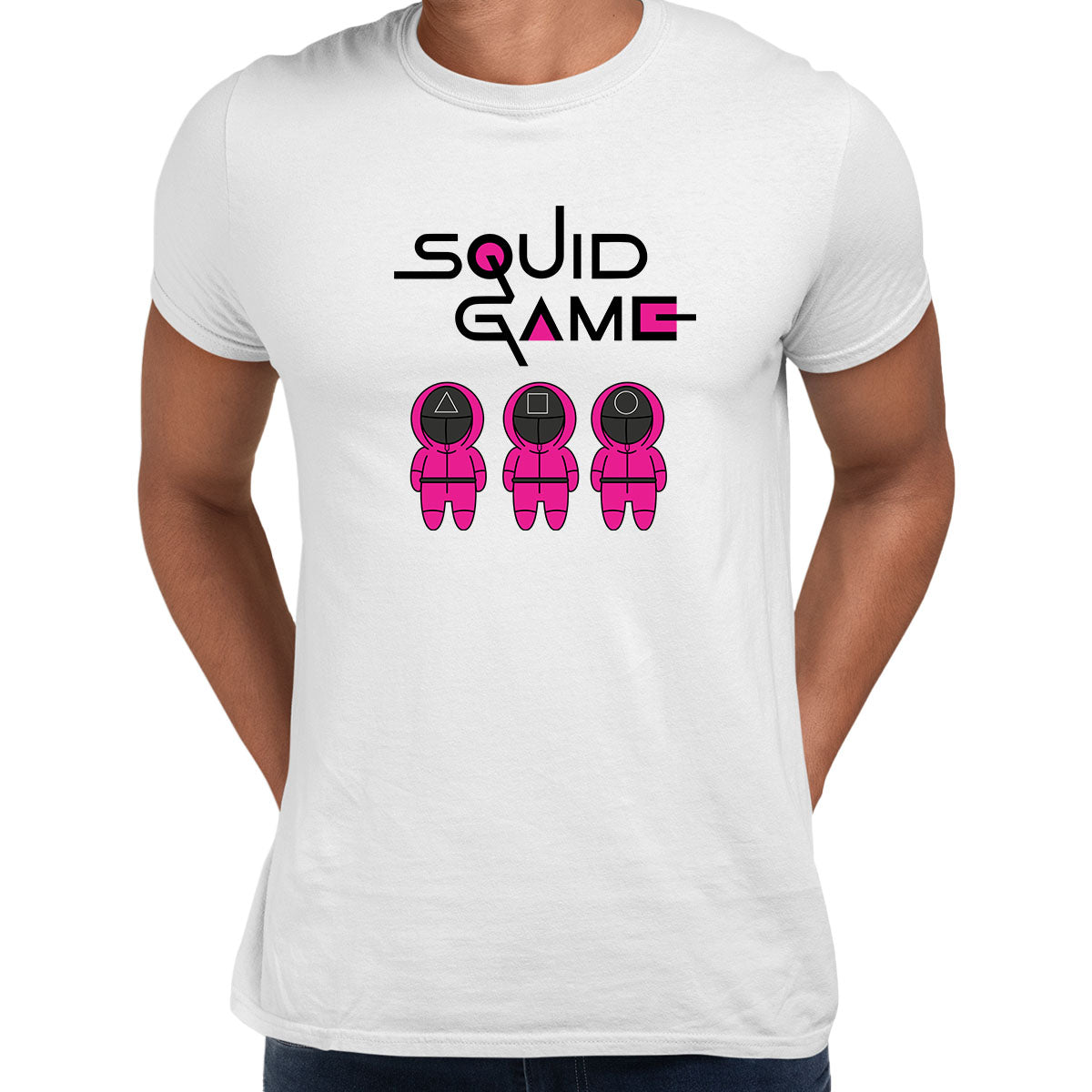 Squid Game Symbols Inspired Puzzle Logo Tee Netflix's newest drama Unisex T-Shirt - Kuzi Tees