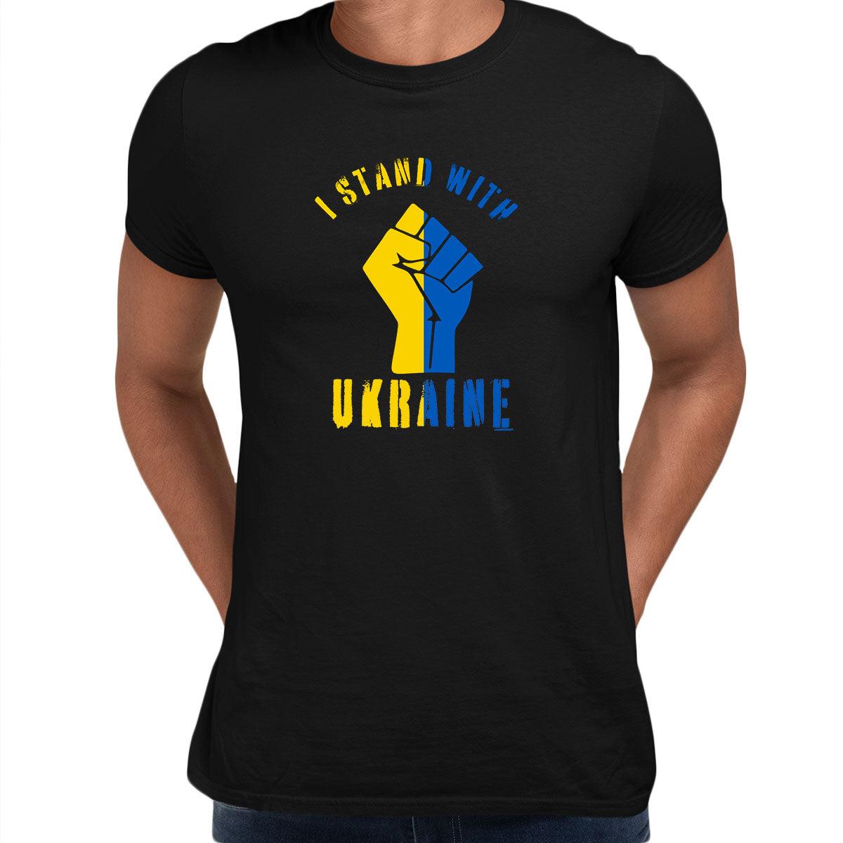 I Stand With UA T-Shirt Ukrainian Support - Kuzi Tees