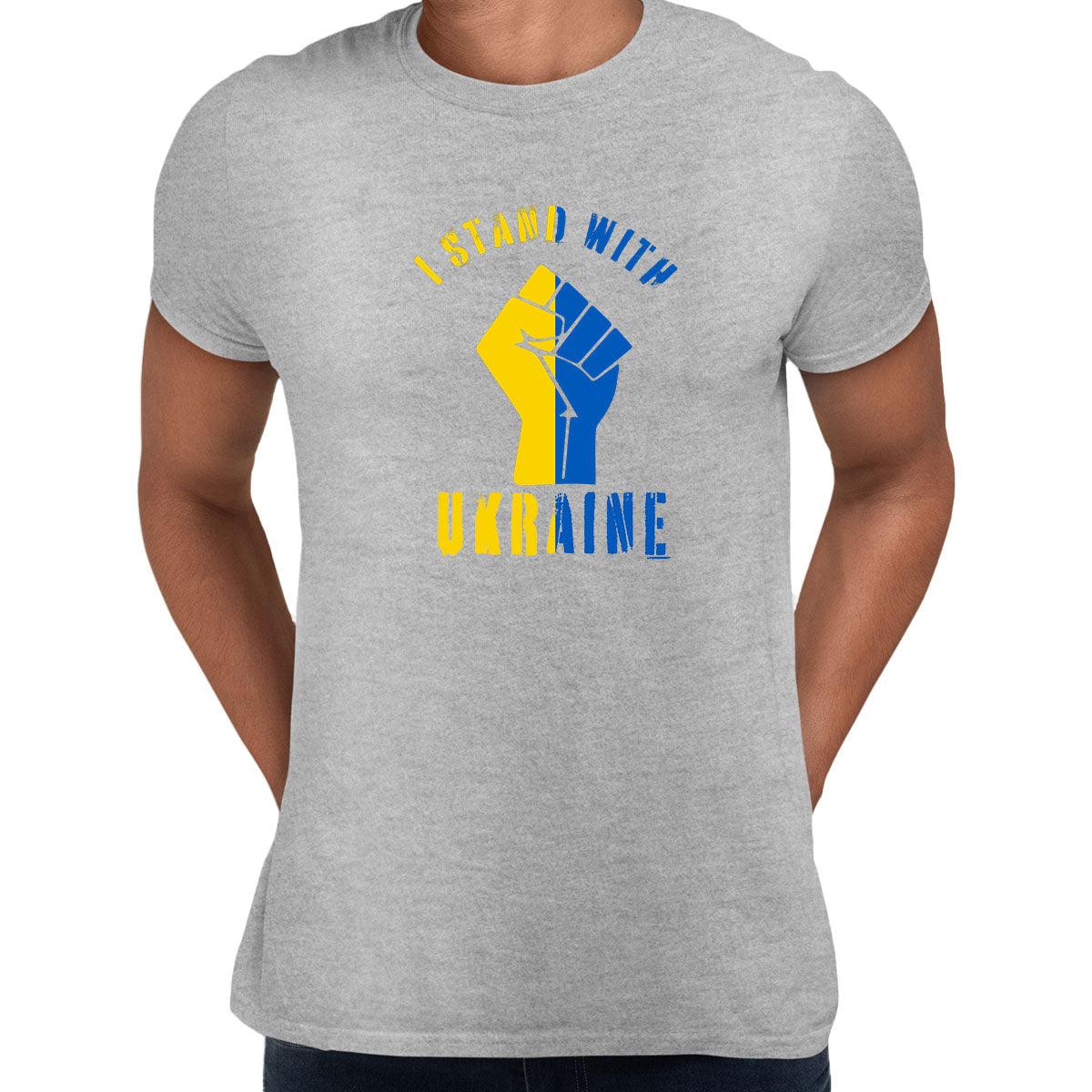 I Stand With UA T-Shirt Ukrainian Support - Kuzi Tees