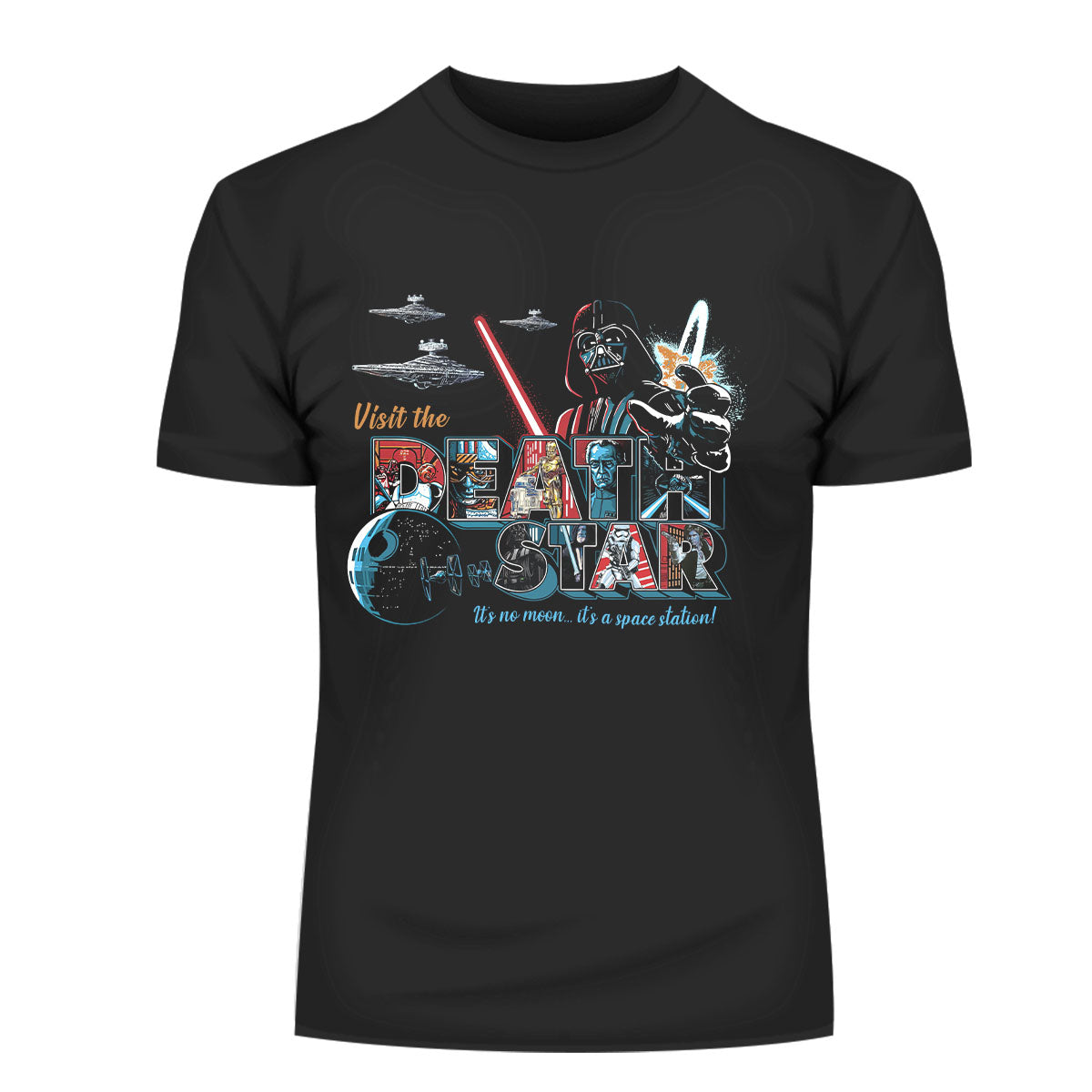 Star Wars The Death Star Movie Funny Adult T-shirt - Kuzi Tees