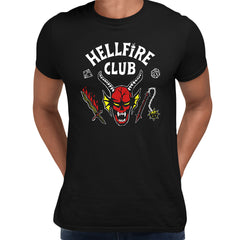 Stranger Things Hellfire Club Logo t-Shirt TV series Movie Unisex Tee - Kuzi Tees