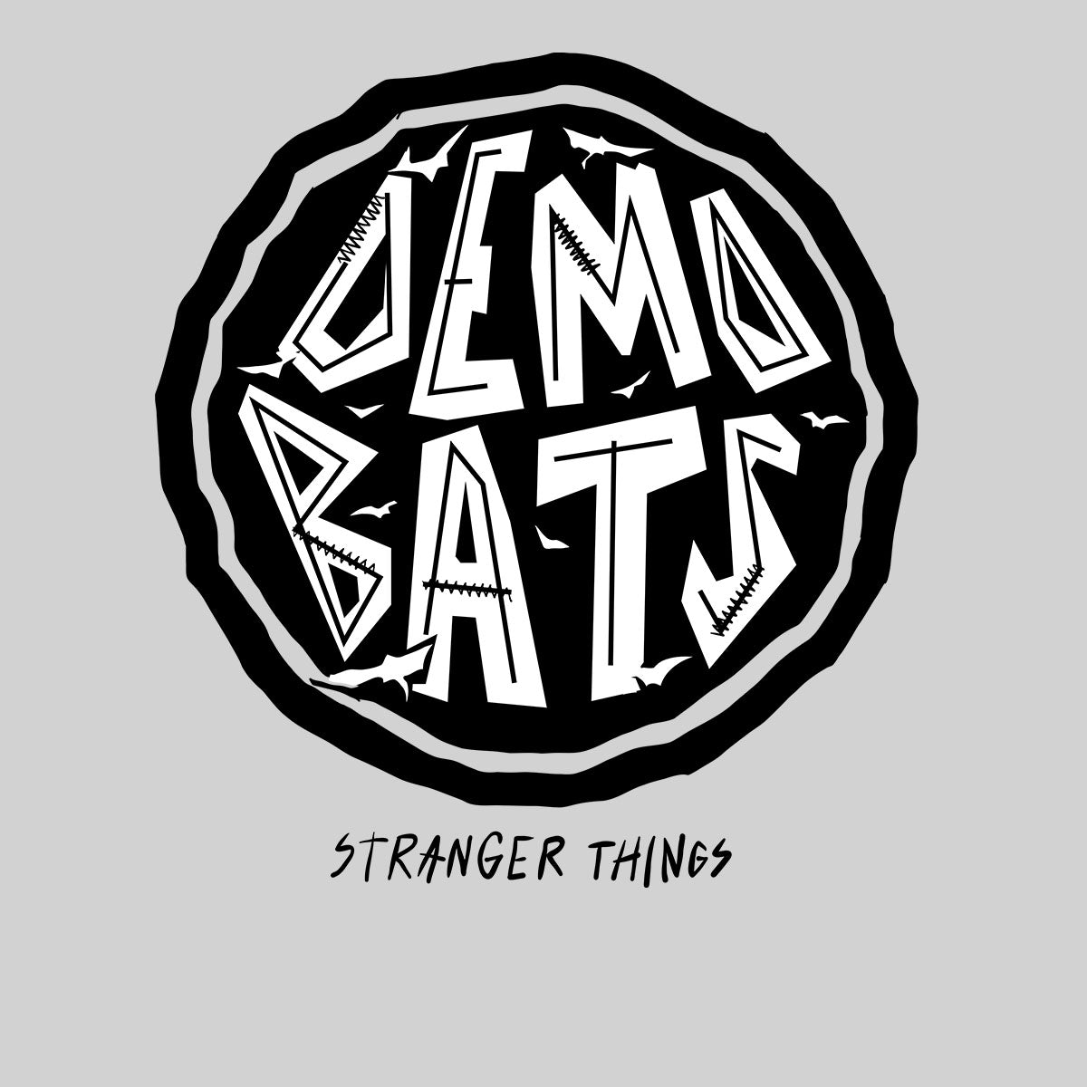 Stranger Things Demo Bats Upside down t-Shirt TV series Movie Kids T-Shirt - Kuzi Tees