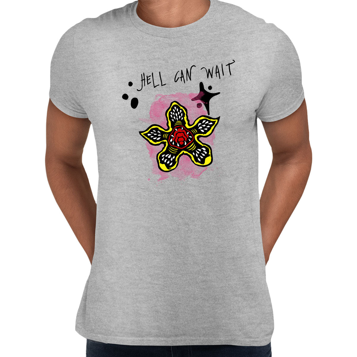 Stranger Things Hell Can wait t-shirt TV series Movie Unisex T-Shirt - Kuzi Tees