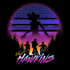 Stranger things T-shirt Visit Hawkins Movie Kids T-Shirt - Kuzi Tees