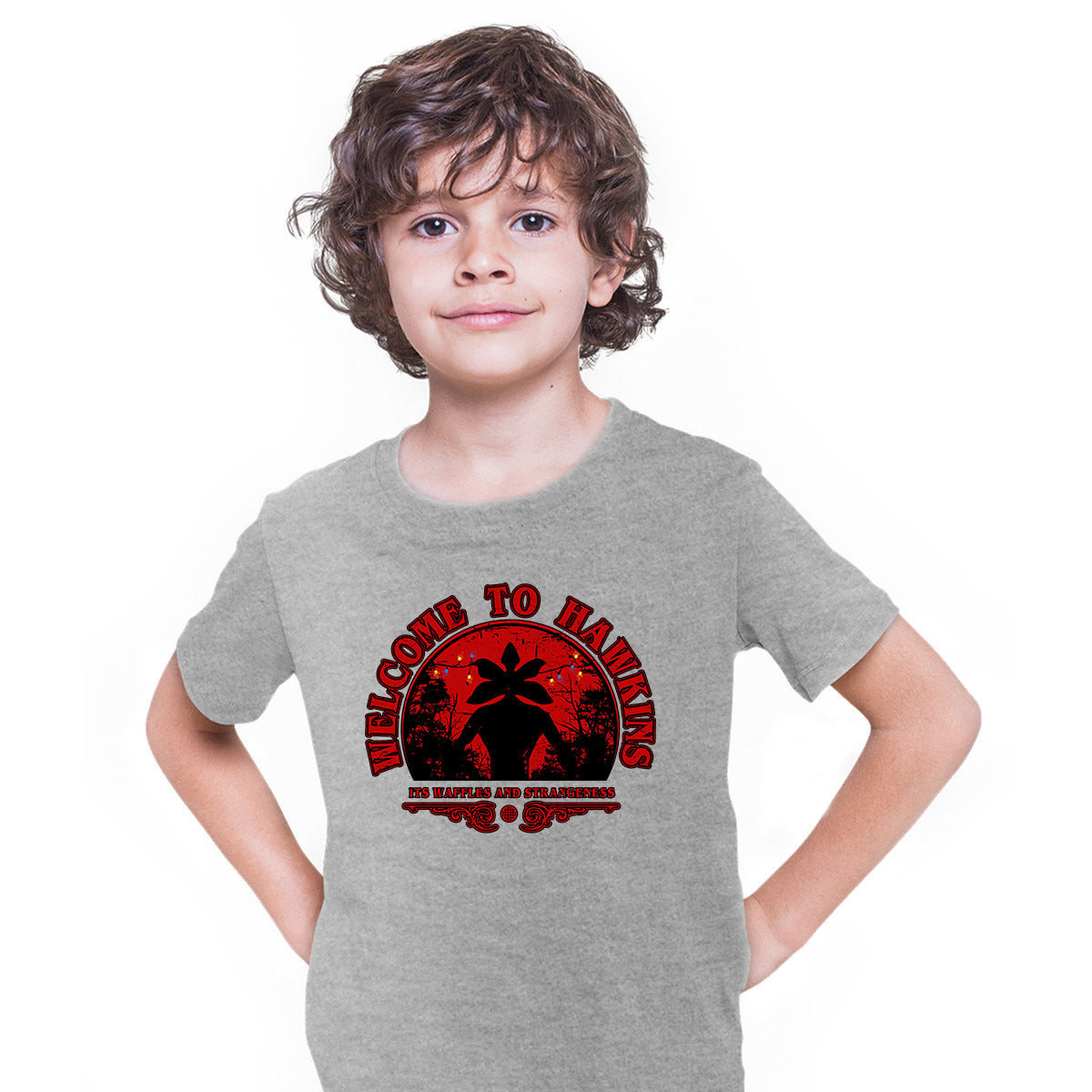 Stranger things Welcome to Hawkins Kids Movie t-shirt - Kuzi Tees