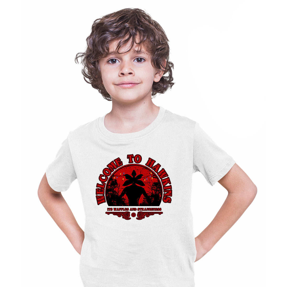 Stranger things Welcome to Hawkins Kids Movie t-shirt - Kuzi Tees