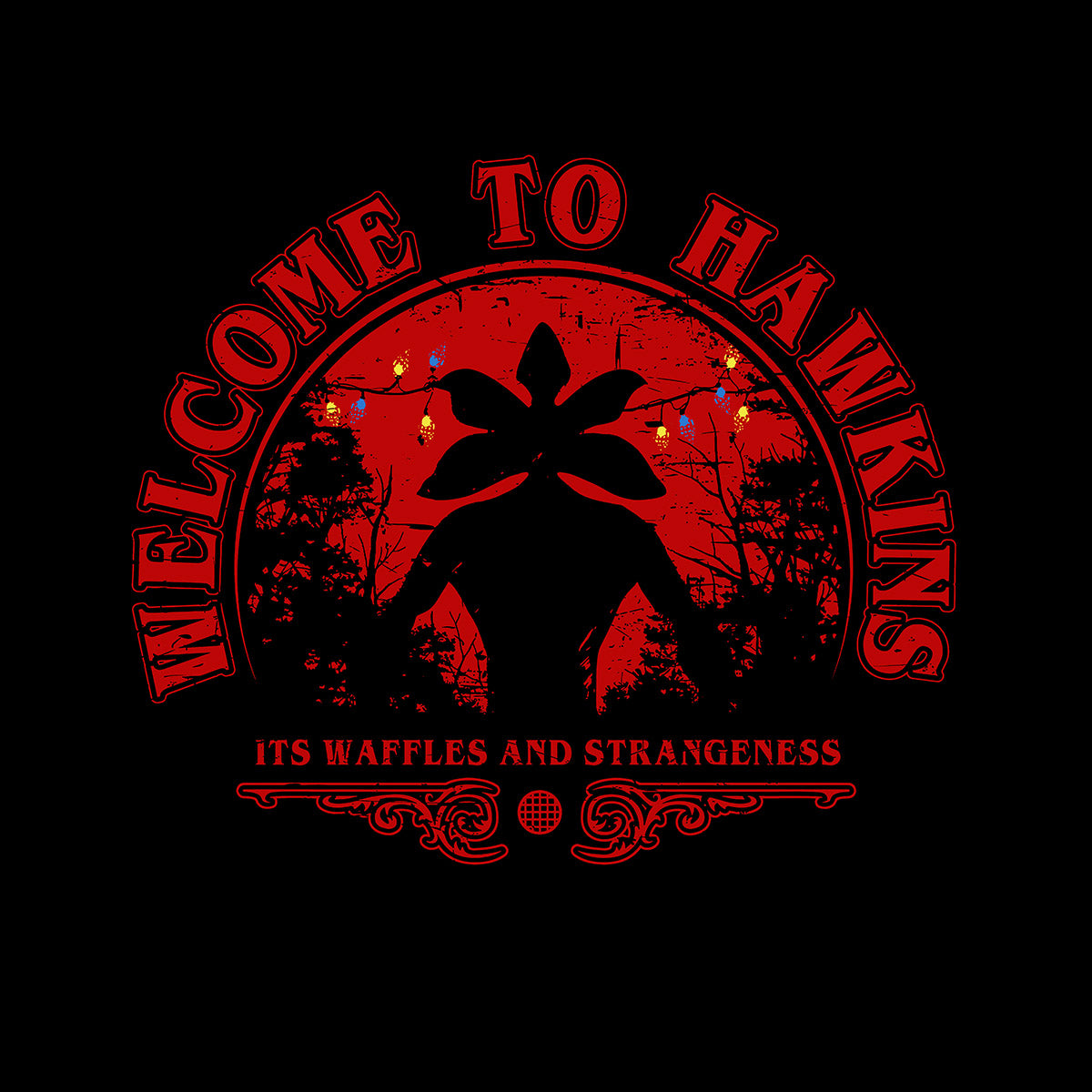 Stranger things Welcome to Hawkins Kids Movie t-shirt - Kuzi Tees