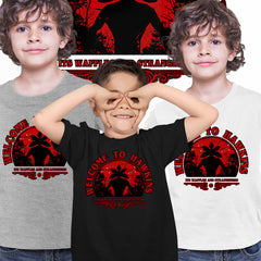 Stranger things Welcome to Hawkins Kids Movie t-shirt - Kuzi Tees