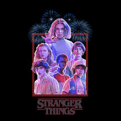 Stranger things official movie poster Kids t-shirt - Kuzi Tees