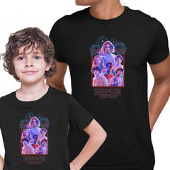 Stranger things official movie poster Kids t-shirt - Kuzi Tees