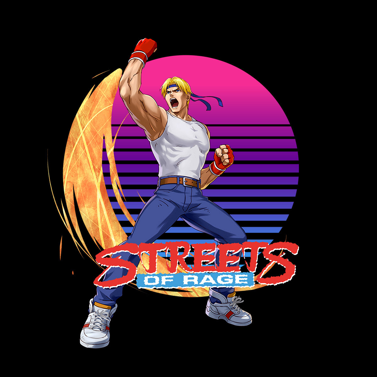 Streets of Rage Axel Stone Kids T-shirt