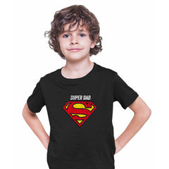 Super Dad Retro Superman DC Comix Action Hero T-shirts for Kids - Kuzi Tees