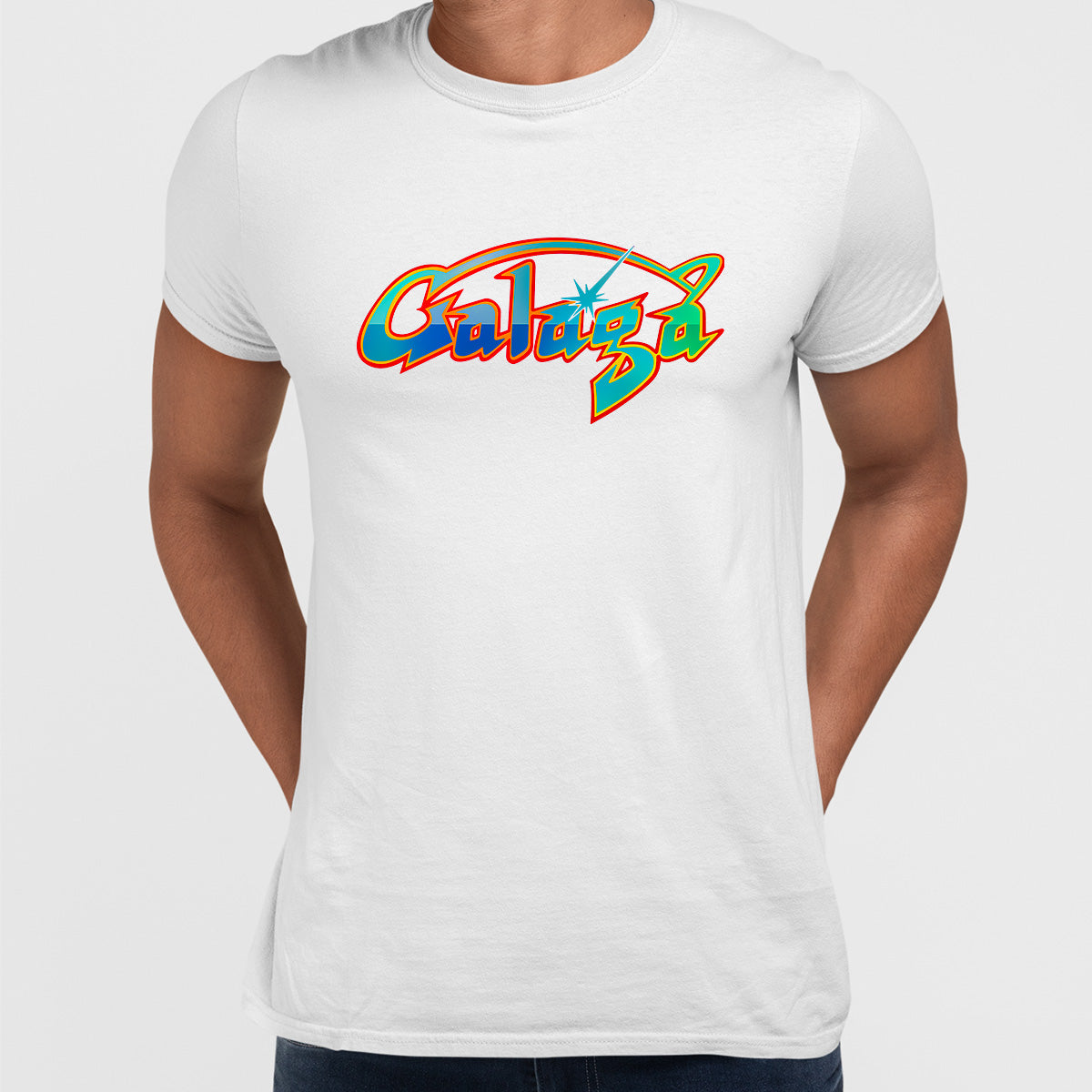 Super Mario Retro Gaming Galaga T-shirt for Old Fashion Retro Minds - Kuzi Tees