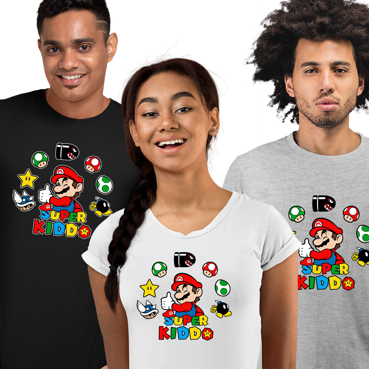 Super Kiddo T-shirt Mario Birthday