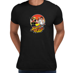 Sweep the Leg Johnny Cobra Kai Retro Nostalgia TV series Adult t-shirt - Kuzi Tees