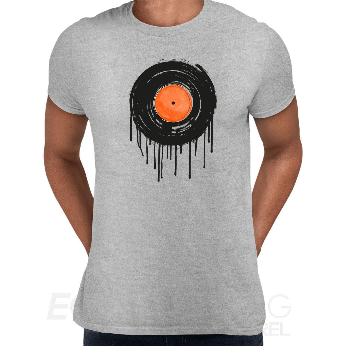 DJ T-Shirt Vinyl Minimal Drum & Bass Novelty Deck Decks Turntable LP Record Unisex T-shirt - Kuzi Tees