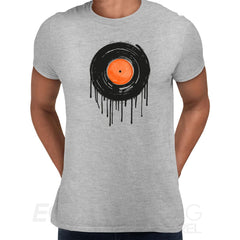 DJ T-Shirt Vinyl Minimal Drum & Bass Novelty Deck Decks Turntable LP Record Unisex T-shirt - Kuzi Tees