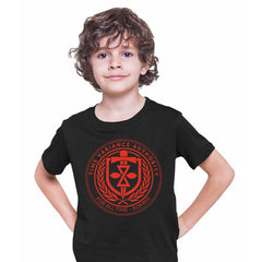 Loki TVA Symbol T-shirt Time Variance Authority Marvel Kids Adults Novelty Geek Funny T-shirt for Kids - Kuzi Tees