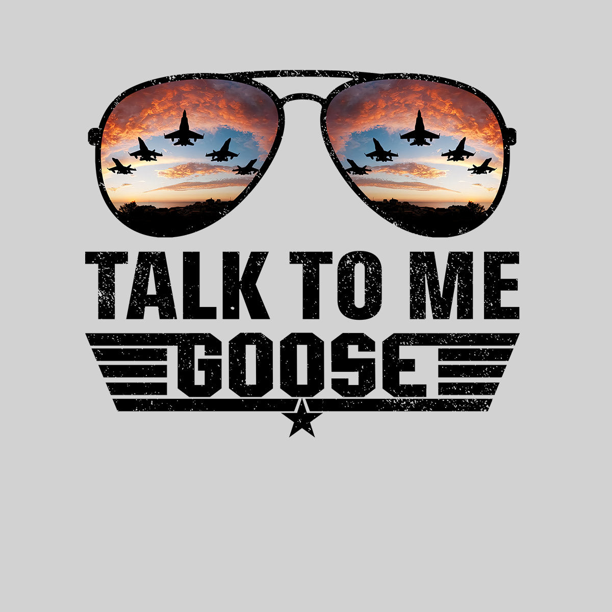 Talk To Me Goose T-shirt Top Gun