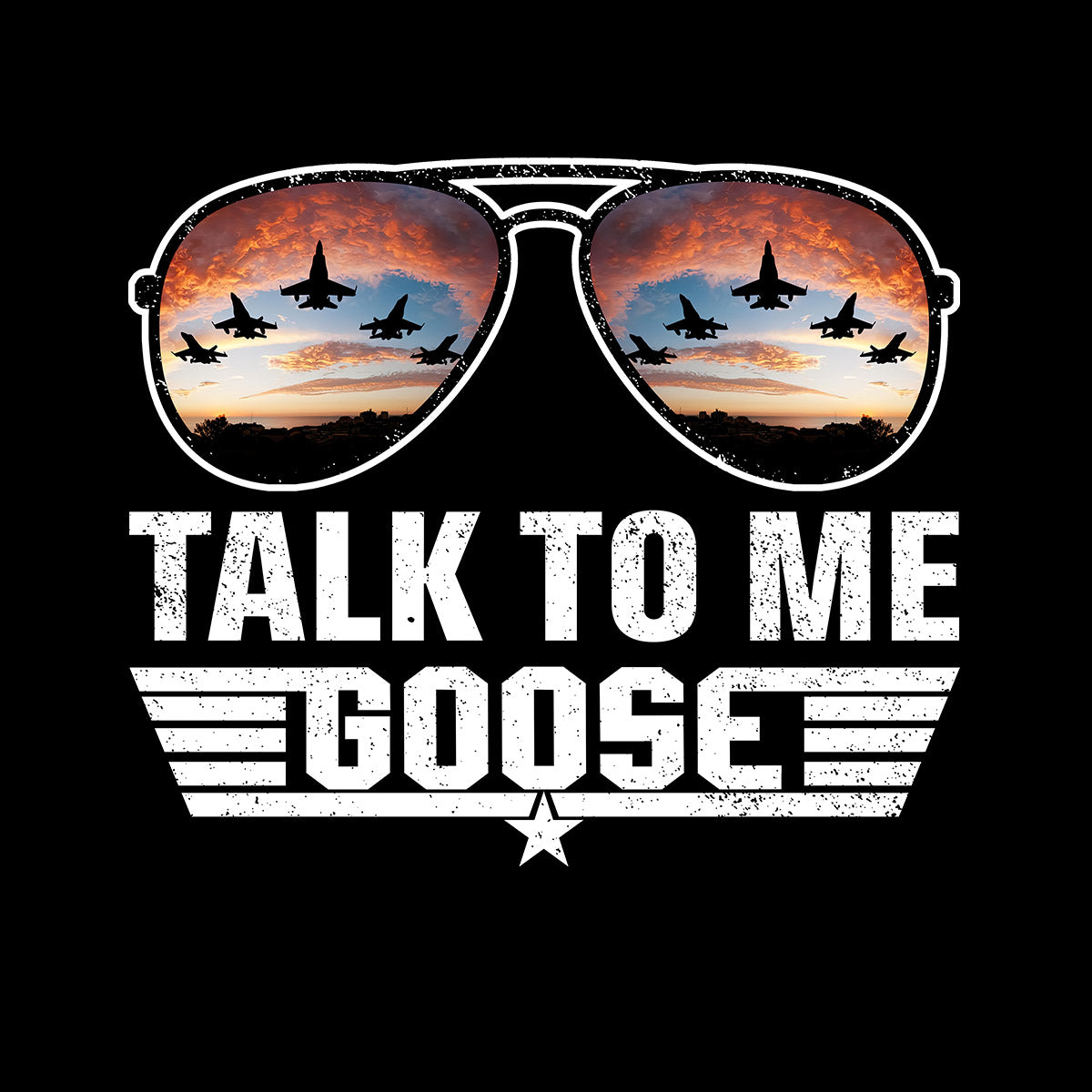 Talk To Me Goose T-shirt Top Gun