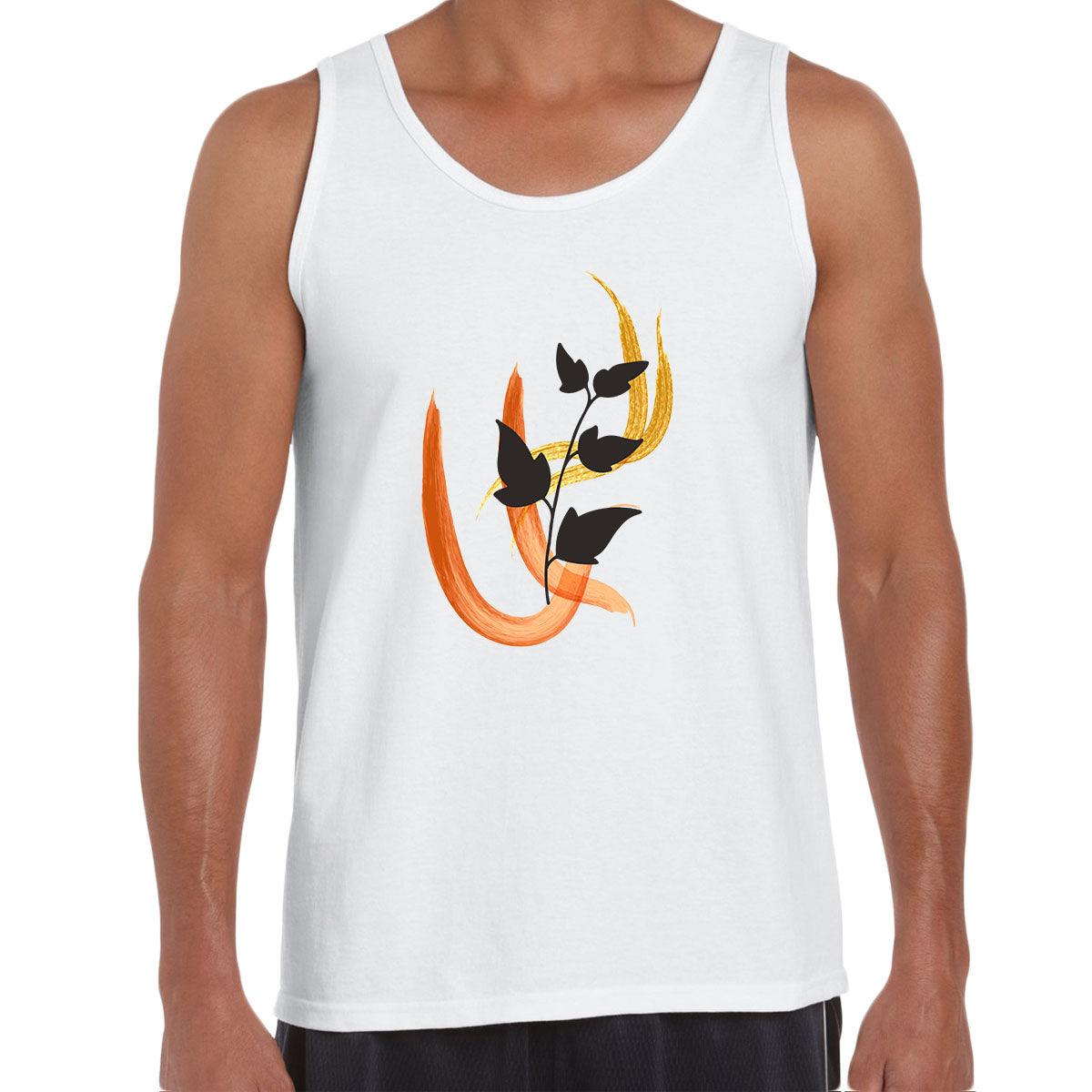 Botanical Tropical Jungle Abstract Novelty Crew Neck Birthday Summer Unisex Tank Top - Kuzi Tees