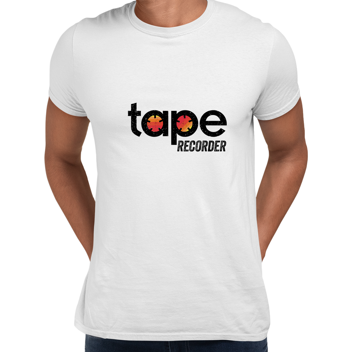 Tape Recorder 80 Retro Cassette Player Unisex T-Shirts OLD SKOOL - Kuzi Tees