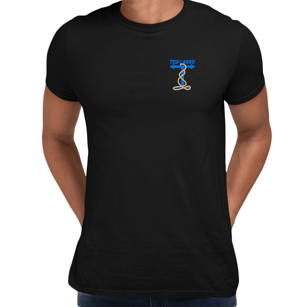 Ted Lasso Movie T-Shirt Logo Football Funny Joke Gift Men Typography Unisex T-Shirt - Kuzi Tees