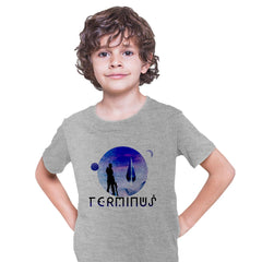 Foundation Terminus New Apple Sci-fi TV post-apocalyptic Hari Seldon T-shirt for Kids - Kuzi Tees