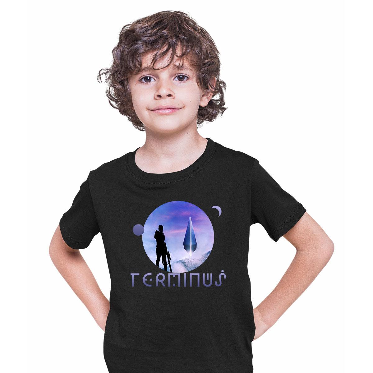 Foundation Terminus New Apple Sci-fi TV post-apocalyptic Hari Seldon T-shirt for Kids - Kuzi Tees