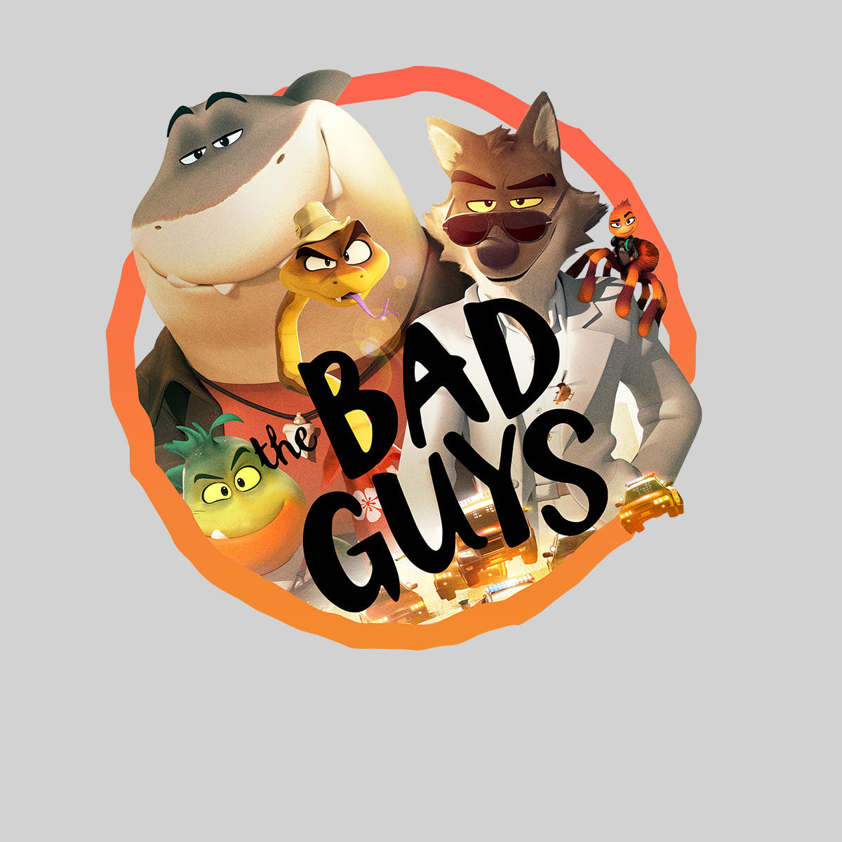 The Bad Guys Movie T-shirt Adult Unisex Animation Funny Characters - Kuzi Tees