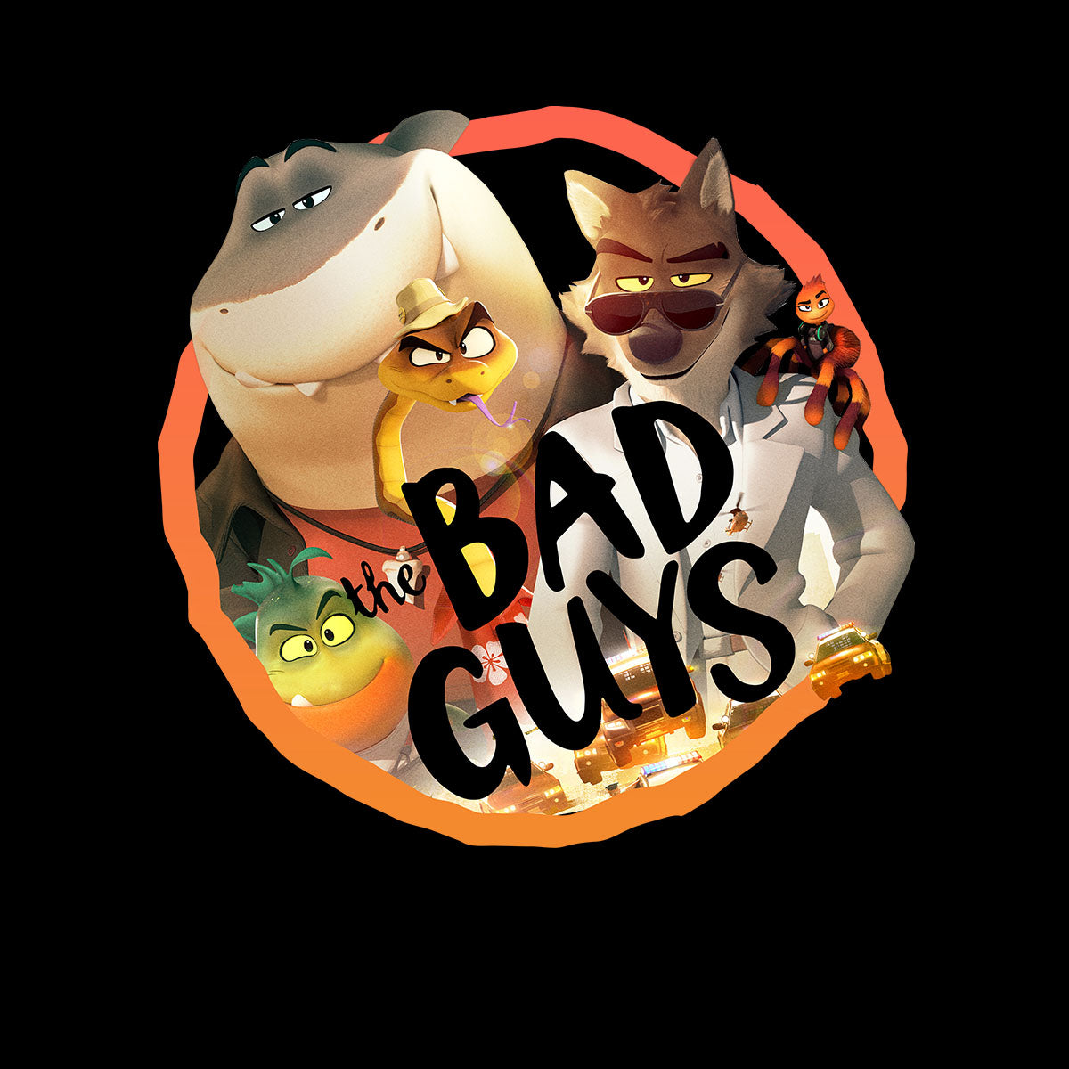 The Bad Guys Movie T-shirt Adult Unisex Animation Funny Characters - Kuzi Tees