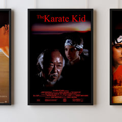 The Karate Kid 1984 Two Cobra Kai Karate Kid Posters Big Print Art Frame TV Saga Little Dragons A2 A3 - Kuzi Tees