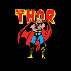The Mighty Thor Kids T-Shirt Nostalgia avenger comic book cover design - Kuzi Tees