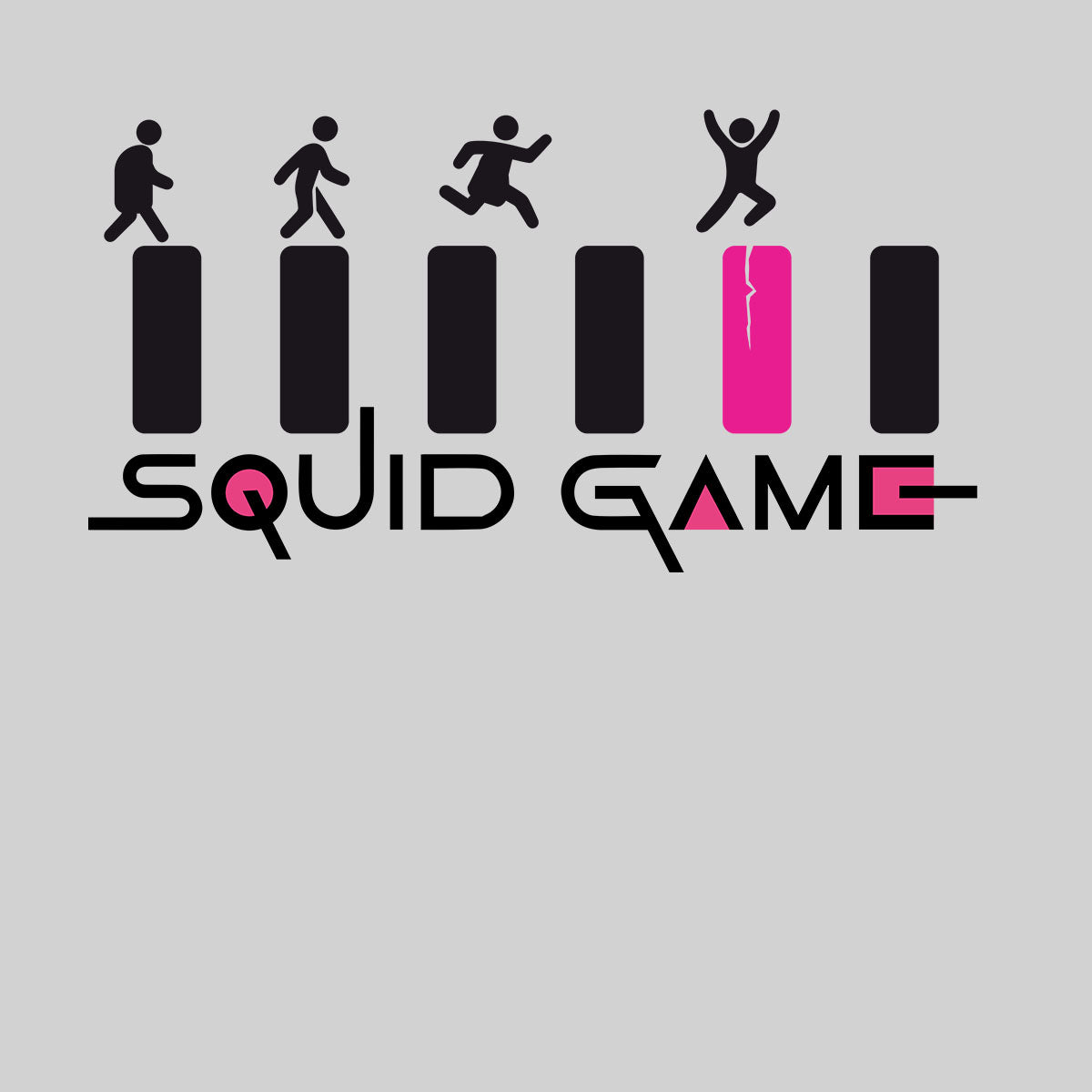 The Glass Hopping Squid Game Cosplay Inspired TV Puzzle Unisex T-Shirt - Kuzi Tees