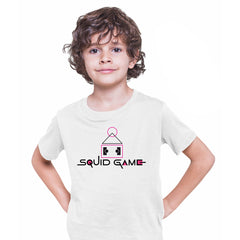 The Titular Squid Game Cosplay Inspired Netflix TV Puzzle T-shirt for Kids - Kuzi Tees