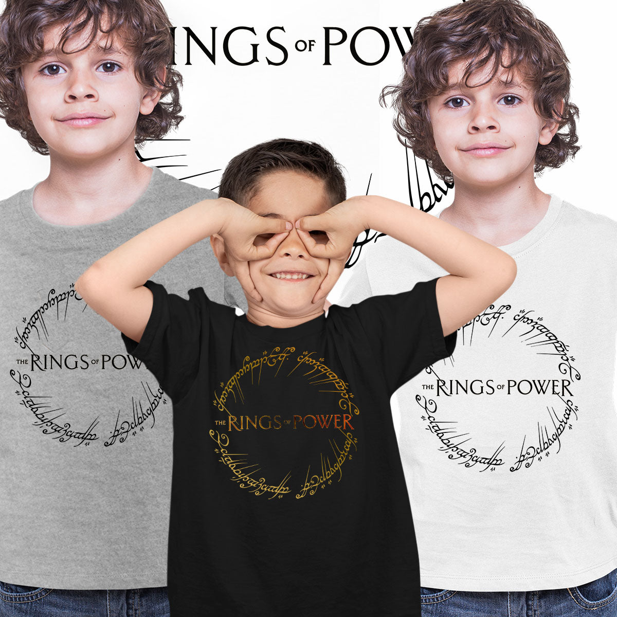 One ring Kids T-shirt The Lord of the Rings Ruling Ring Sauron Tolkien - Kuzi Tees