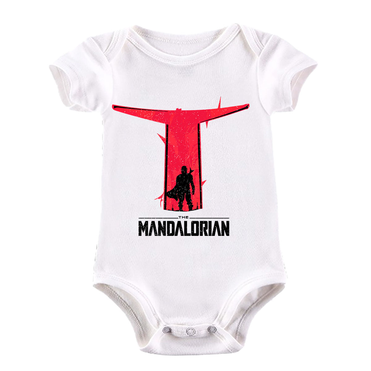 This Is The Way Mandalorian Star Wars Helmet Birthday Gift Baby & Toddler Body Suit - Kuzi Tees