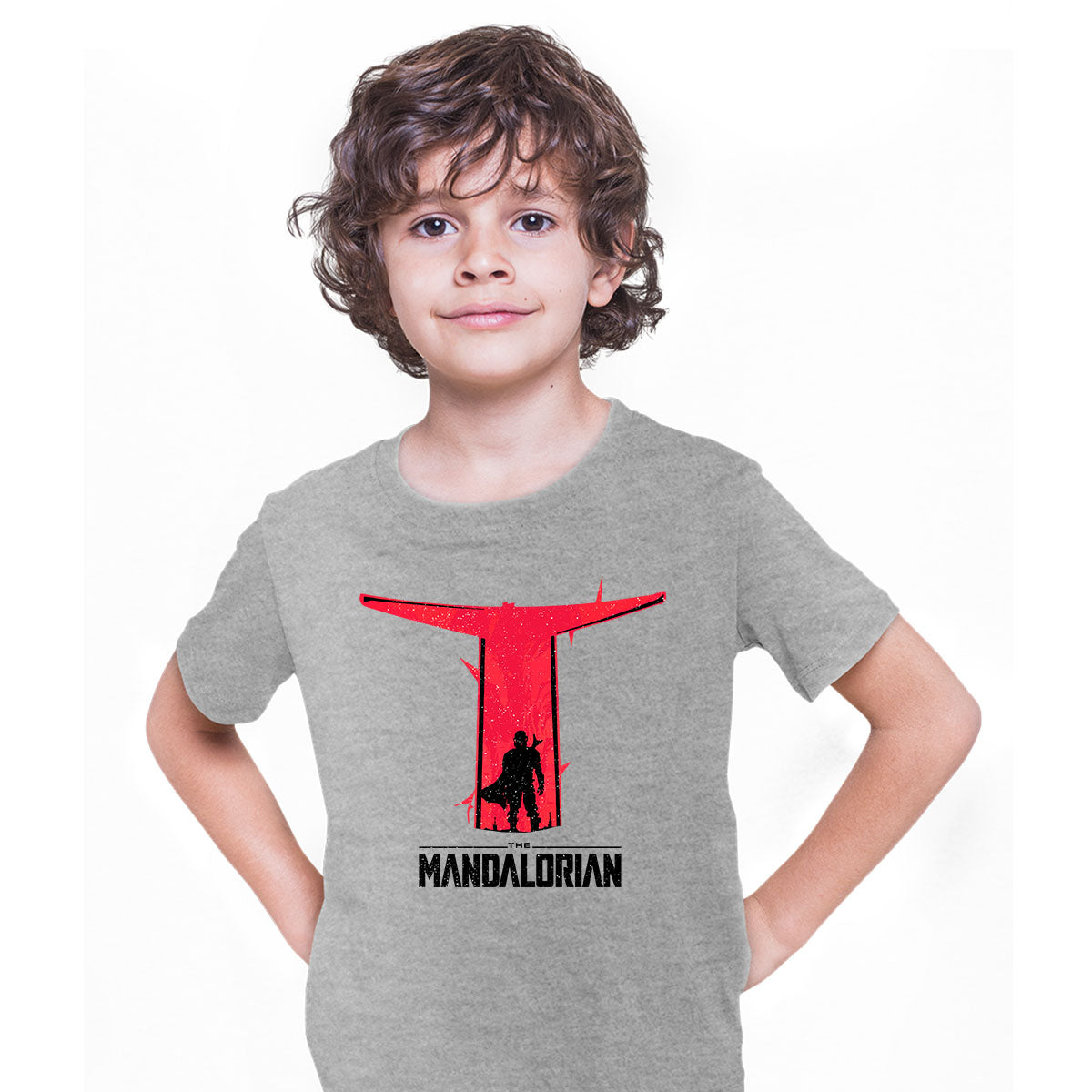 This Is The Way T-Shirt Mandalorian Star Wars Helmet Birthday Gift T-shirt for Kids - Kuzi Tees