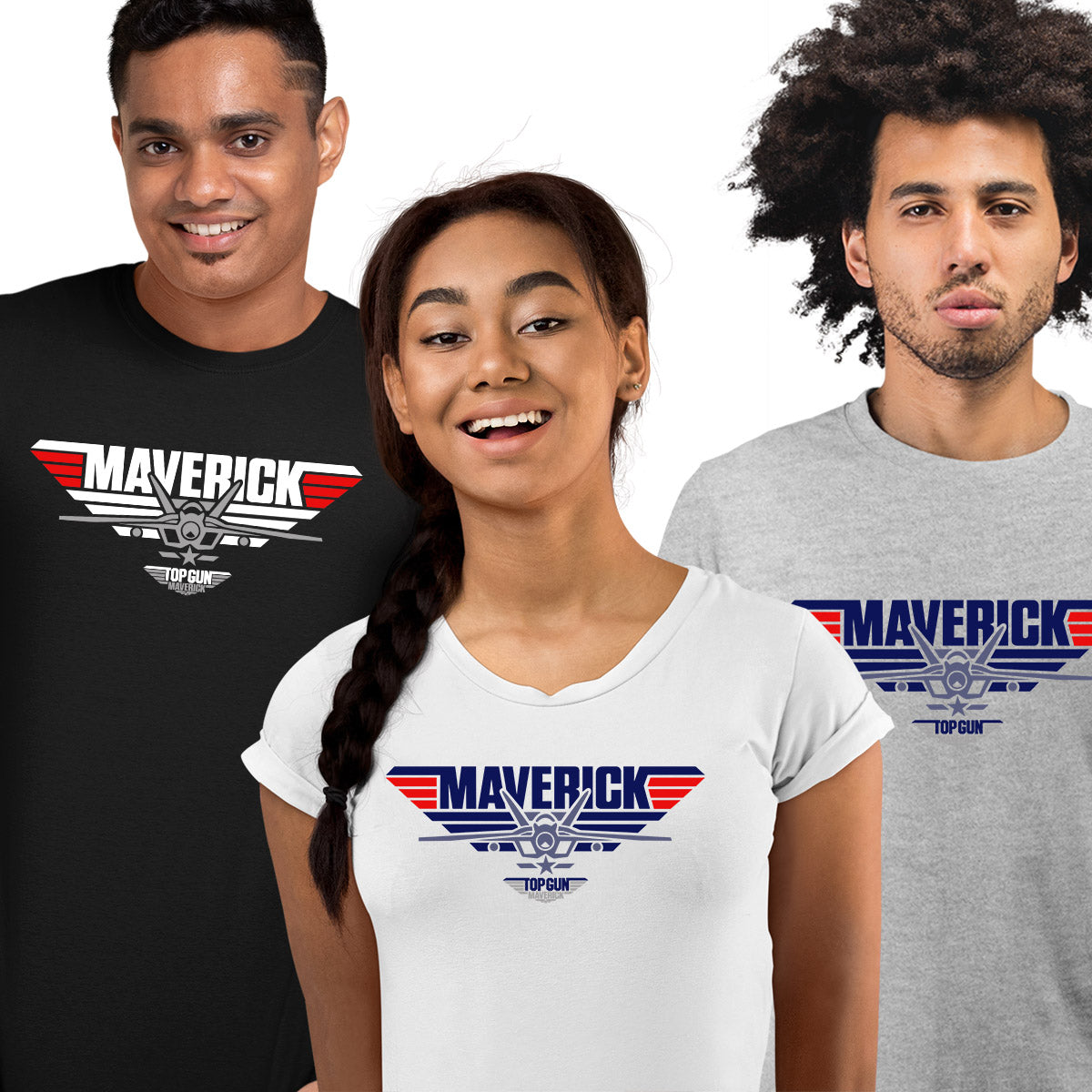 Top Gun Maverick Plane Logo T-shirt