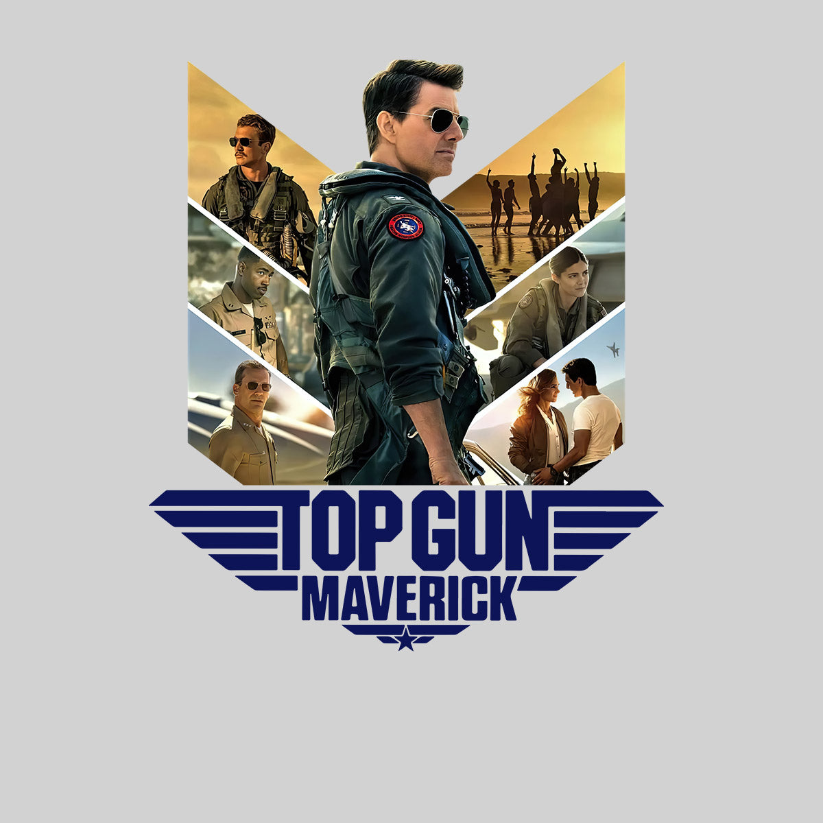 Top Gun Movie T-shirt Tom Cruise  Unisex Tee - Kuzi Tees