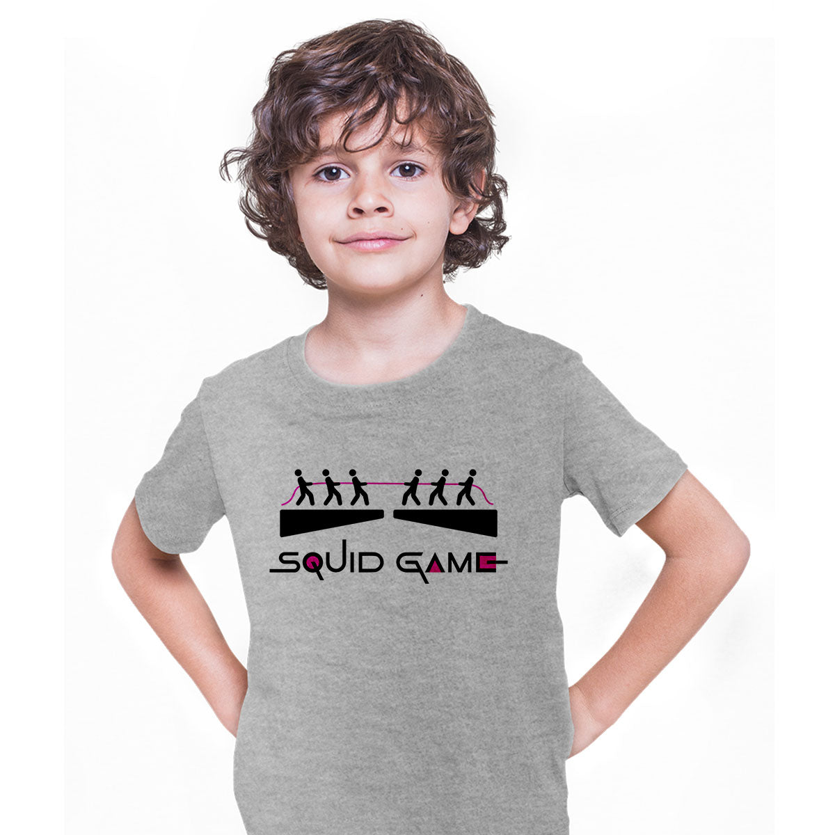 Tug of war Squid Game Cosplay Inspired TV Puzzle T-shirt for Kids - Kuzi Tees